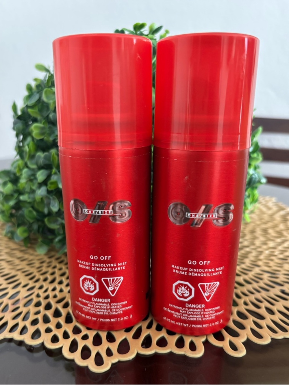 X2 ONE/SIZE Go Off Makeup Disolving Mist  New